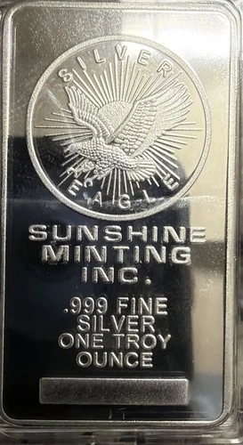 1 Troy oz Sunshine Mint .999 Fine Silver Bar