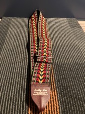 VINTAGE BOBBY LEE WOVEN MULTI COLOR STRAP - SCOTTILE MFG. PATTON PENNSYLVANIA