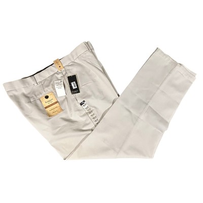 NWT Haggar Classic Fit No Iron Khaki 100% Cotton 42x32 Tan