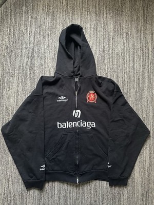 Balenciaga Paris Soccer Hoodie Size XS | eBay