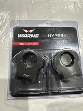 WARNE HyperLite 1in Black High Matte Scope Rings (8502M) “FREESHIP⭐️