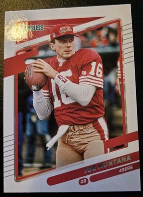 2021 Panini Donruss Football Joe Montana Variation #57 San Francisco 49ers