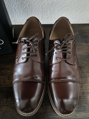 Kids Dress Shoes Brown Size4 Unbranded