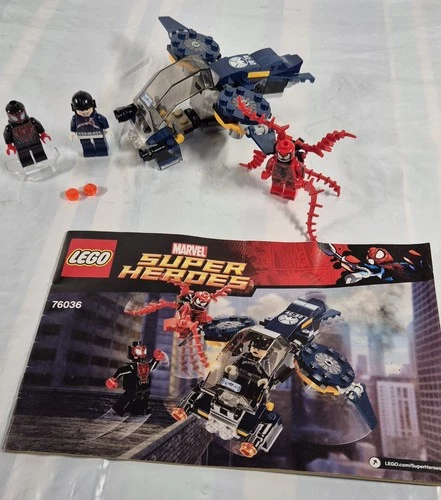 Lego Super Heroes #76036 Carnage's SHIELD Sky Attack 2015 - 100% Complete
