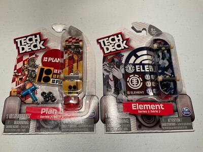 Lot of 2- Tech Deck Series 7- ULTRA RARE- Plan B + Element