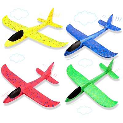 Flugzeug Styroporflieger Segelflugzeug Gleiter Flieger Fluggleiter Wurfgleiter
