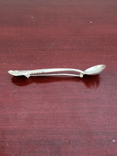 VINTAGE GORHAM STERLING SILVER SNUFF/SALT SPOON PIN BROOCH - Picture 6 of 8