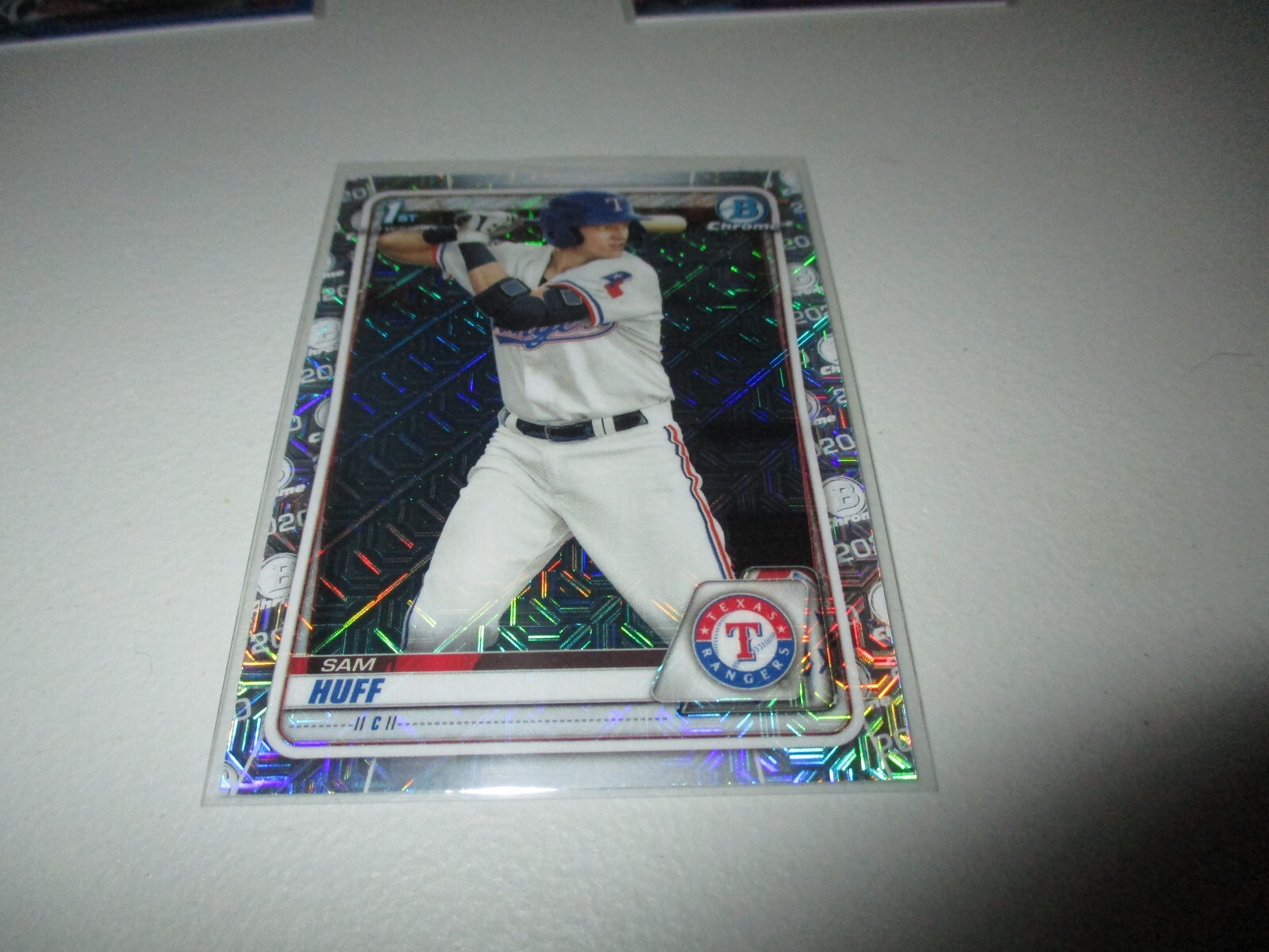 Sam Huff 2020 1st Bowman Chrome Prospects Mojo Refractor #BCP-33