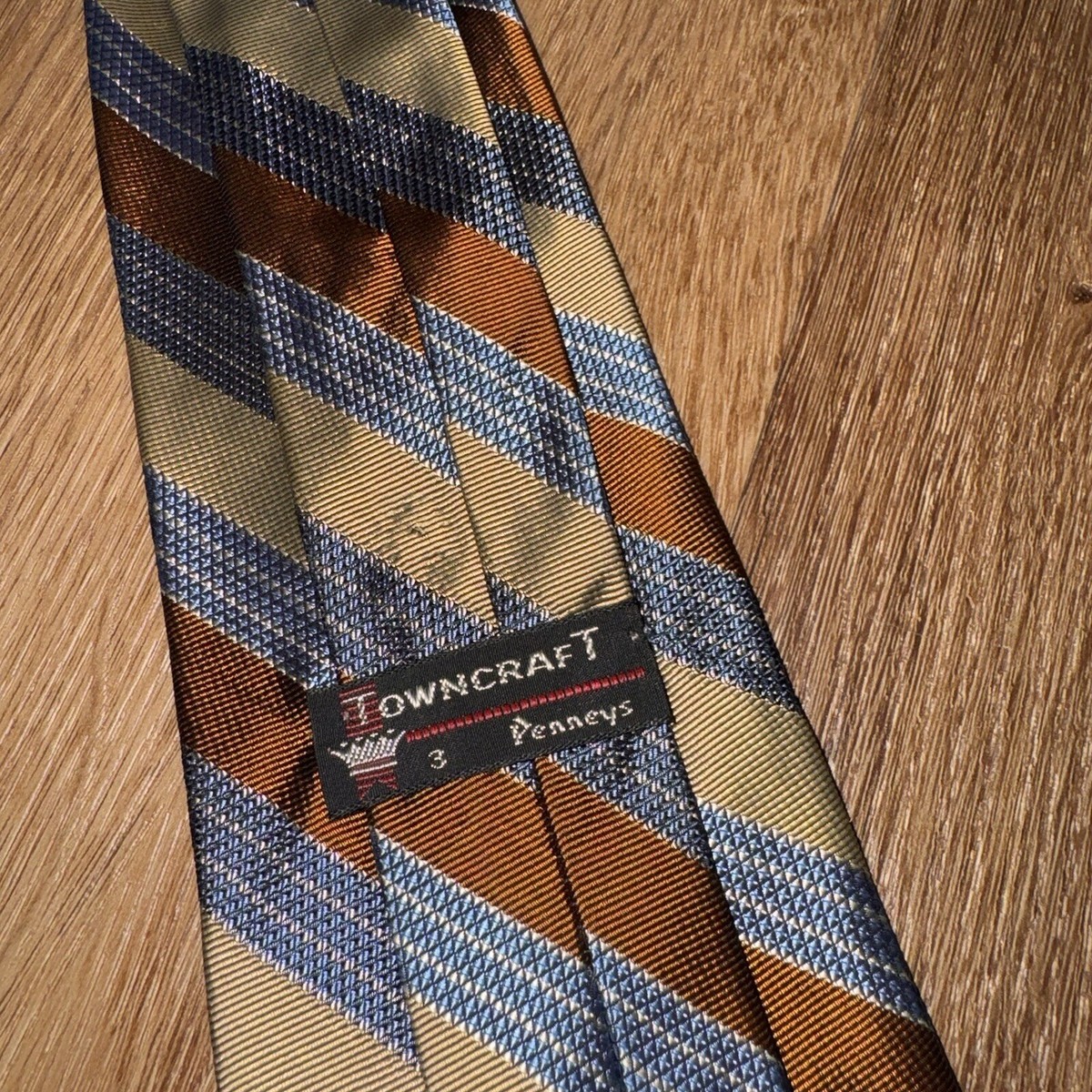 Mens Towncraft Necktie Tie Penneys Vintage 60s 70s Wide Ugly