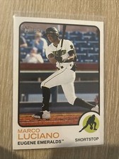 2022 Topps Heritage Minors Base #176 Marco Luciano Eugene Emeralds