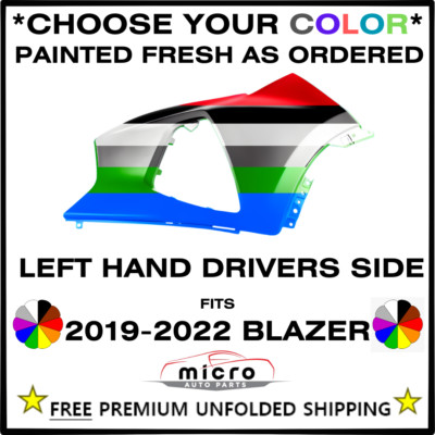 NEW FRONT LH BUMPER COVER FOR 2019-2022 BLAZER *CHOOSE YOUR COLOR* GM1016109