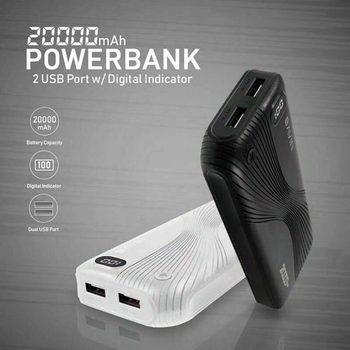 Portable Mobile Phone Backup Battery Charger Pack Power Bank 20000mAh Dual USB - Picture 7 of 11