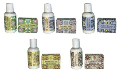 Greenwich Bay Trading Co Soap & Lotion Set Gift Bagged - Garden Scents