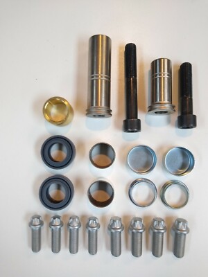2ea(pair) of Meritor ELSA 195, 225 Caliper Repair Guides Seals Kit w/ Oval guide