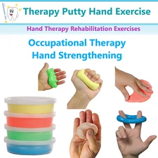 Theraputty Hand Exercise Material, Therapy Putty - 2 oz, 4 Oz, 1Lb Pick Color 