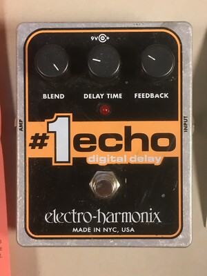 Electro-Harmonix #1 Echo Digital Delay Guitar Effect Pedal w/Box