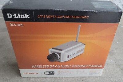 D-Link DCS-3420 Day & Night Wireless Internet Camera, 4 x Digital Zoom, NIB