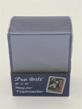Case of 1000 Pro Safe Standard 3x4 Hard Plastic Trading Card Topload Holders