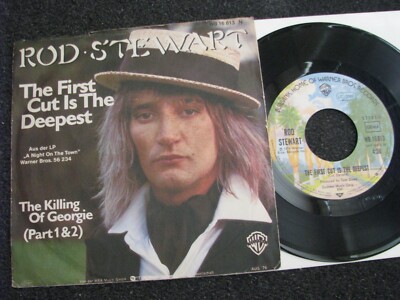 Rod Stewart-The First cut is the Deepest 7'' Vinyl -1976 Germany-Warner Bros.-WB