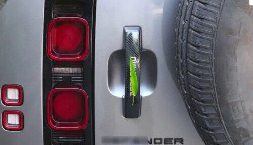 For Land Rover Defender Carbon Fiber 2020-2023 Steel Tailgate Door Handle Cover — 第 3/4 张图片