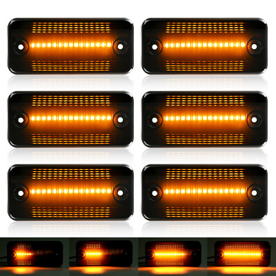 6x SEITENMARKIERUNGSLEUCHTE FÜR TÄGLICH CITROEN PEUGEOT BOXER FIAT DUCATO