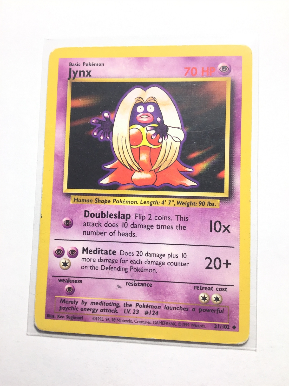 JYNX - 31/102 - Base Set - Pokemon Card - HP