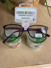 29.95 Corinne McCORMACK Kylene PRP Rectangle Readers Reading Eye Glasses 2.00