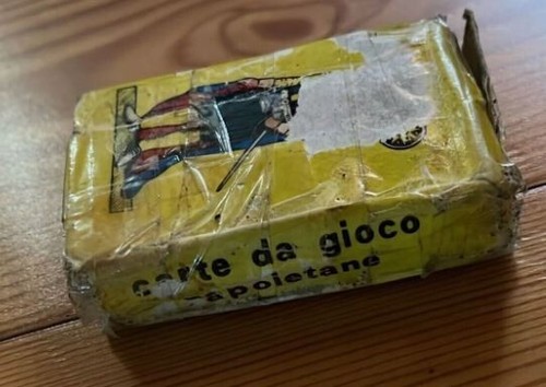 Mazzo 40 Carte Regionali Napoletane Mini Vintage Cartoncino Anni 60 - Foto 2 di 4