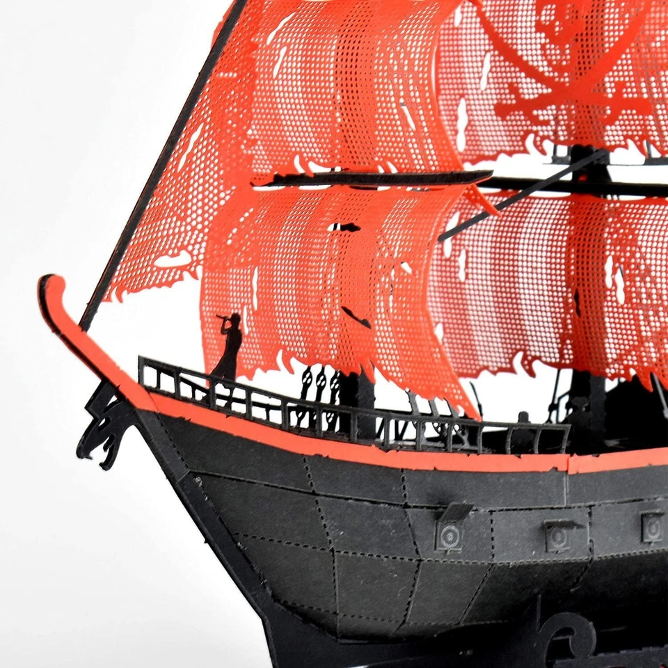Kawada Paper Nano Red Pirate Ship PN-148 - Image 4 of 4