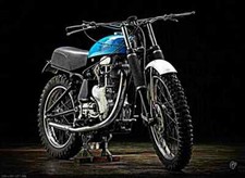 A4 Metal Sign Velocette MSS 500 2