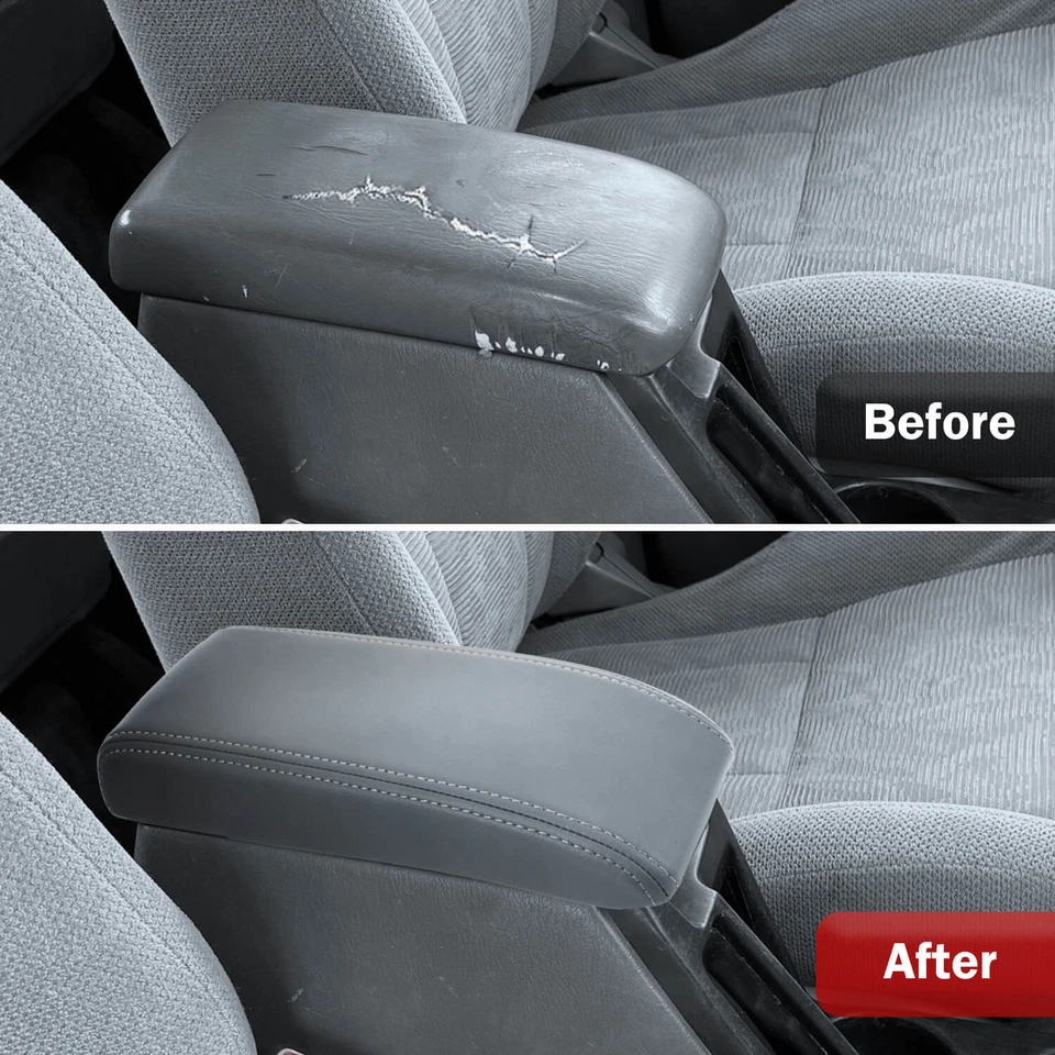 Se adapta a Toyota 4Runner 1996-2002 consola media tapa reposabrazos cubierta de repuesto gris Foto 2 de 4