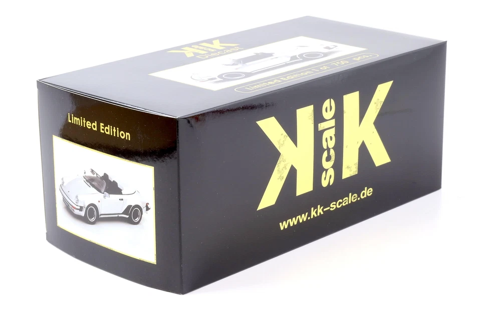 1:18 KK-Scale Porsche 911 Speedster 1989 Argento - Immagine 4 di 4
