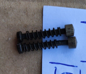 NOS Campagnolo Ausfallendschrauben 37 Mm 2 Stück Dropout Adjuster Set Long Small Head Screws Vintage Frame
