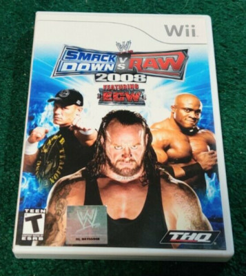 Nintendo Wii Video Game WWE SmackDown v Raw Featuring ECW JOHN CENA UNDERTAKER