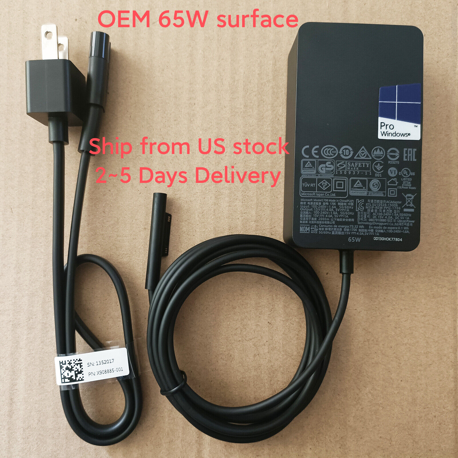 Microsoft Surface 65W Power Supply ...