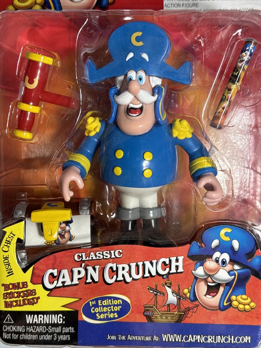 Fun House 2001 Classic CAP'N CRUNCH Cereal Figure NEW First