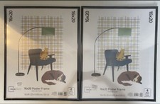 Set Of 2 Poster Frames 16  x20  Inch Picture Wall Art Hanging Frames Poster Black