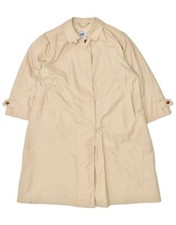 Delmod Womens Raincoat Uk 16 Large Beige Cotton Dc01