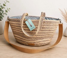Sac cabas Abbacino en fibres tressées   Neuf...