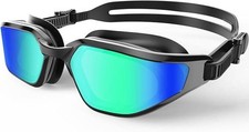 Swim Goggles Adult Swimming Goggles No Leaking Full Protection Anti Fog UV Clear