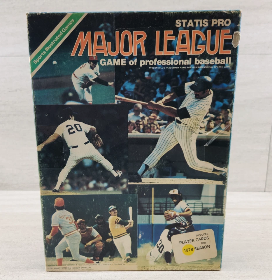 Sports Illustrated Statis Pro Major League Baseball Game 1979 MLB AVALON HILL - Image 2 of 4