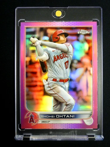 Shohei Ohtani 2022 Topps Chrome Pink Refractor card #1 ~Angels