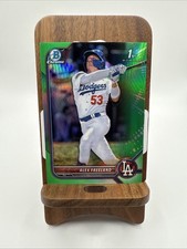 2022 Bowman Draft Chrome Alex Freeland #BDC-194 Green Refractor 7/99 RC Dodgers