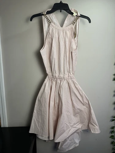 Abito Michael Kors Rosewater schiena aperta SP 22 moda basic taglia M