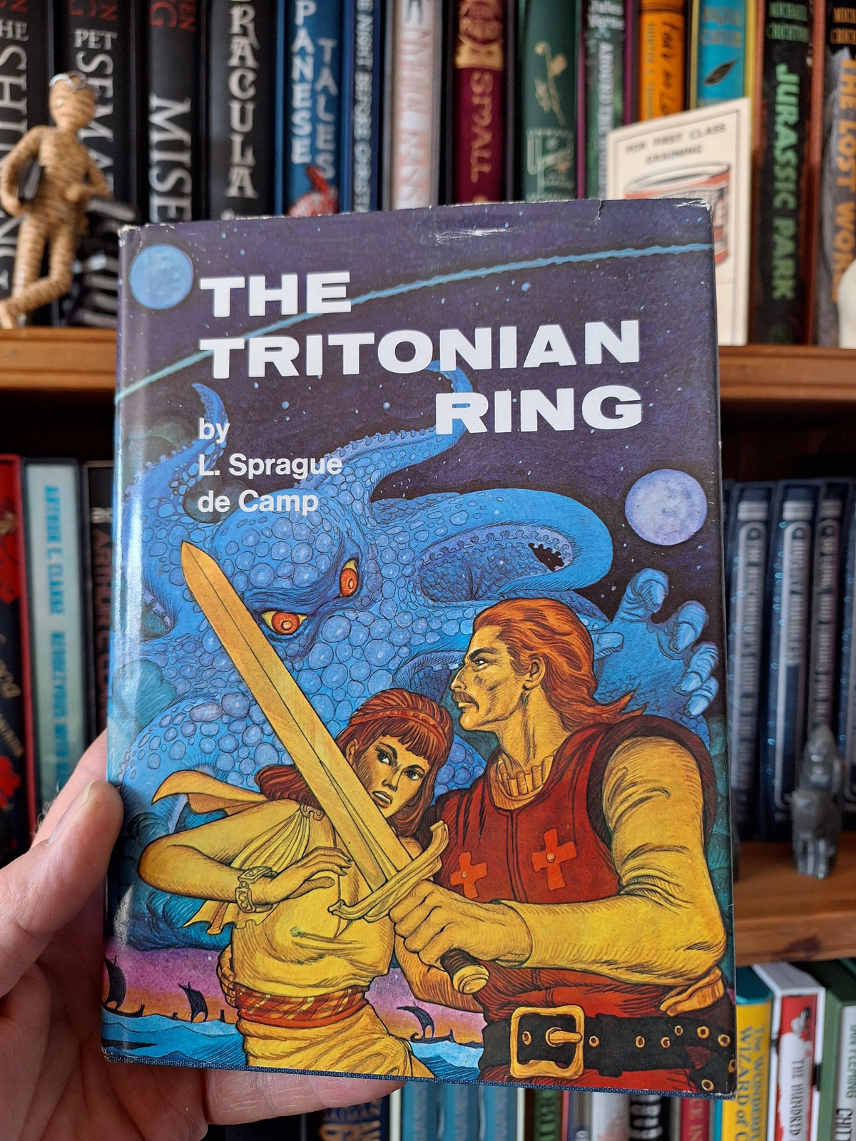 The Tritonian Ring By L. Sprague de Camp 1977 hardcover