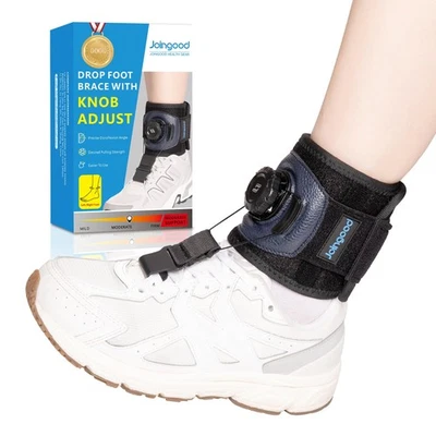 Fußheberorthese zum Gehen mit DrehknopfFußschiene mit Schuhen für FallfußEins... - Bild 1 von 4