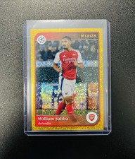 2024-25 Topps Merlin William Saliba Gold Speckle Refractor /50 Arsenal