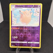 Pokémon Clefable 63/196 Lost Origin 2022 Rare Reverse Holo Card TCG