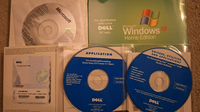 Microsoft WINDOWS XP Home Edition 2002 + Dell Small Business + Apps + Intellipnt