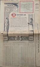 Renta Romana 5000 Francs Gold 4%1929